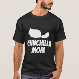 Camiseta Chinchilla Mãe Cute Chinchilla Pe White