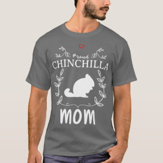 Camiseta Chinchilla Mãe Design Engraçado Para Presente 1