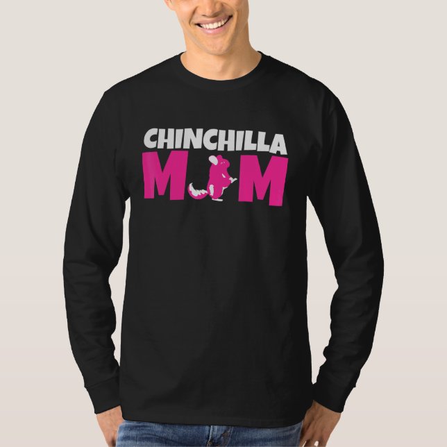 Camiseta Chinchilla Mãe Mãe Chinchillas Rodent Rodent (Frente)