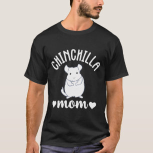 Camiseta Chinchilla Mamãe Fofa Pet Lover Proprietária para