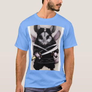 Camiseta Chinchilla numa fantasia ninja