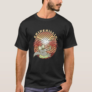 Camiseta Chinchilla Summer Day Palm Chinchilla Bebendo