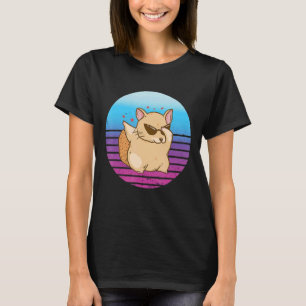Camiseta Chinchilla Sunglass Retro Vintage Chinchilla Pet