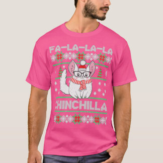 Camiseta Chinchilla Ugly Christmas Chinchilla Lovers