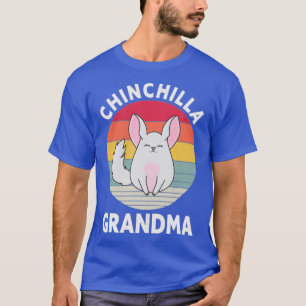 Camiseta Chinchilla Vovó Engraçada Pet Amante Mãe Chinchill
