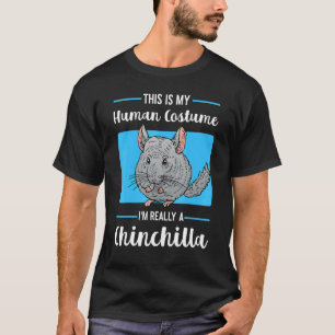 Camiseta Chinchillas Human Costume Rodand Animal