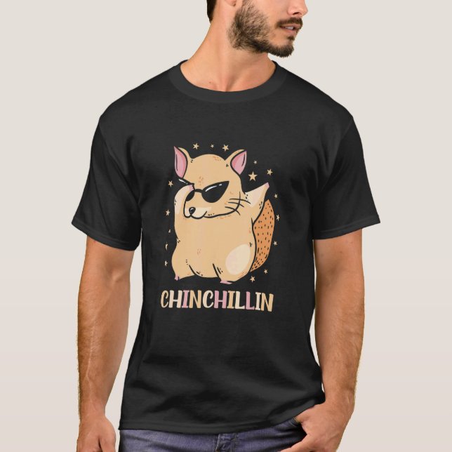 Camiseta Chinchillin Chinchilla Pet (Frente)