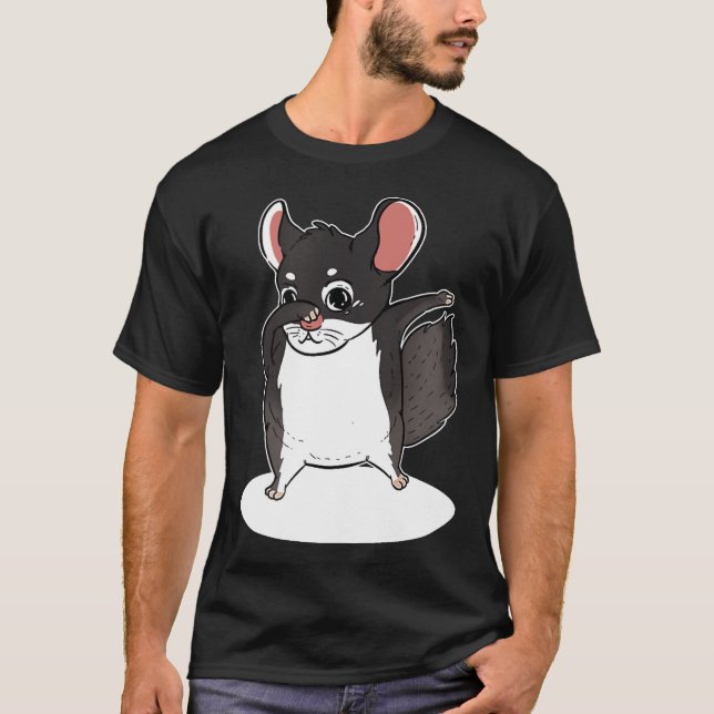 Camiseta Chinchillin Dabbing Chinchilla (Frente)