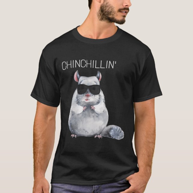 Camiseta Chinchillin'Funny Chinchilla (Frente)