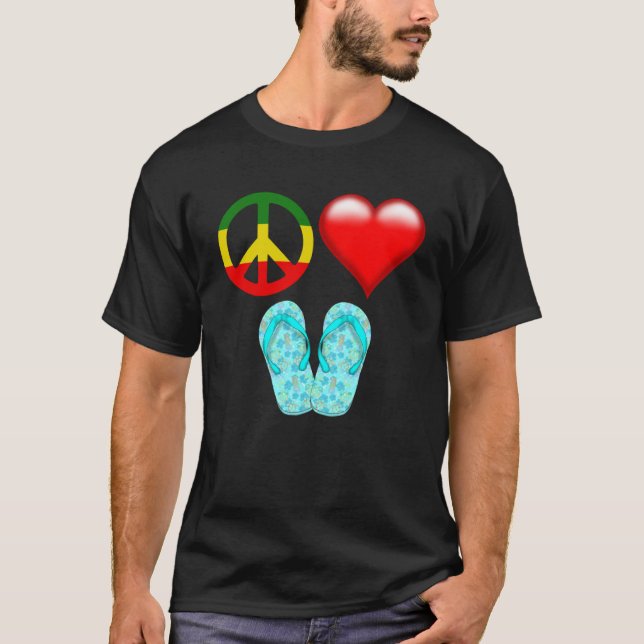 Camiseta Chinelos de Paz e Amor (Frente)