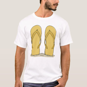 Camiseta Chinelos de Praia Ensolarada