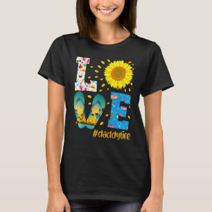 Camiseta Chinelos de vida do Pai Sunflower Summer 1