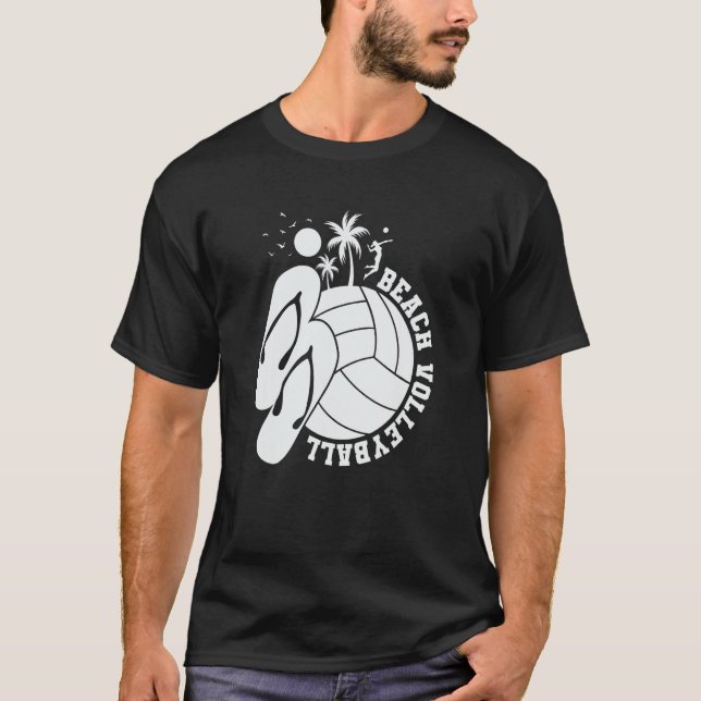 Camiseta Chinelos de vôlei de praia (Frente)