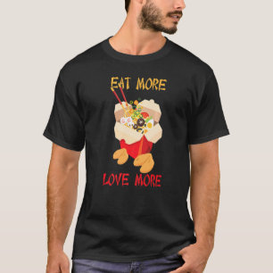 Camiseta Chinês Comem Mais Amor Mais Cookies Fortune