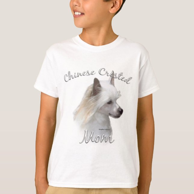 Camiseta Chinês Crestado (pó) Mãe 2 (Frente)