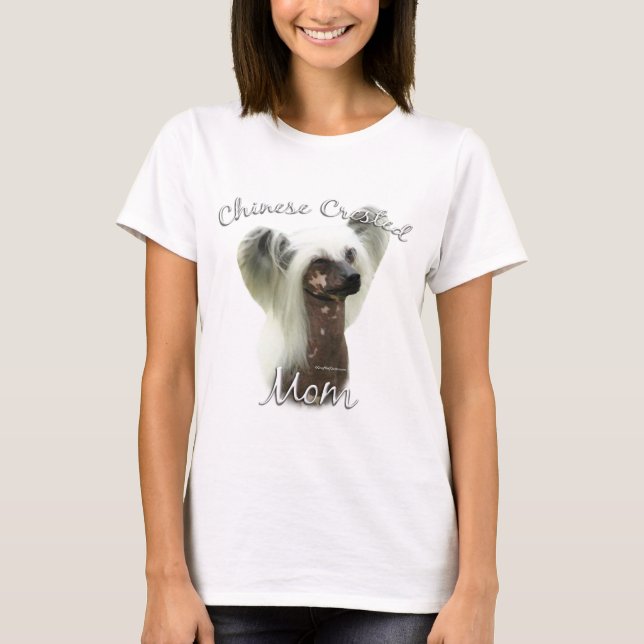 Camiseta Chinês Crested Mãe 2 (Frente)