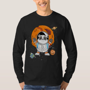 Camiseta Chinês Panda Fora do Zoológico da Ciência Espacial