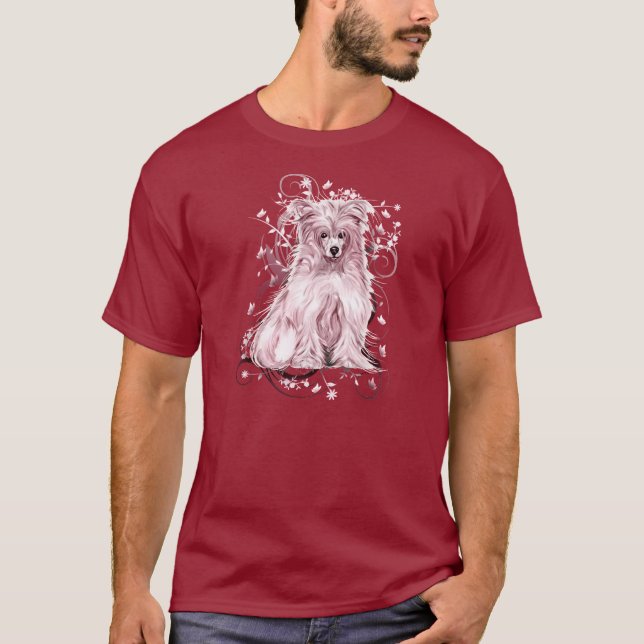 Camiseta Chinês - Rosa - NB (Frente)