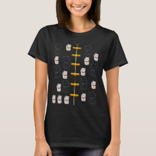 Camiseta Chinês Vietnamita Ano Novo 12 Zodiatas Caligrafia