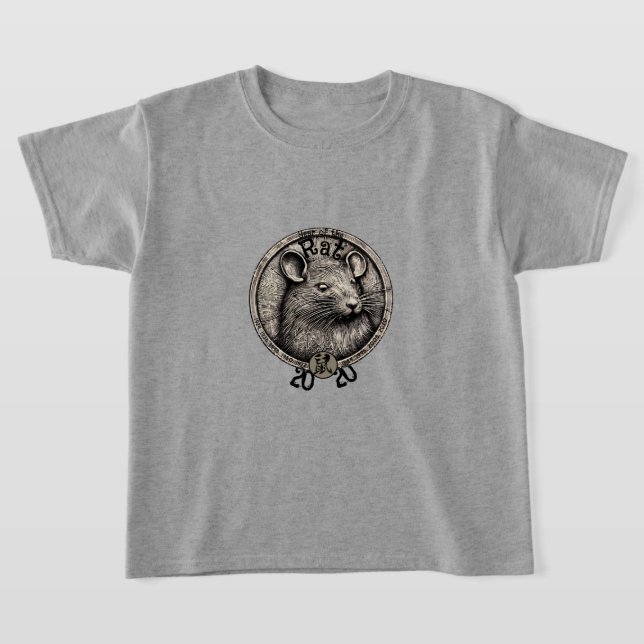 Camiseta Chinês Zodiac 2020 "Rat" (Postura )