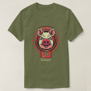 Camiseta Chinês Zodiac "Pig"