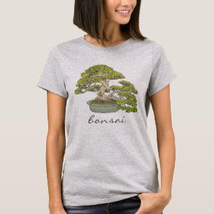 Camiseta Chinesa - Árvore Bonsai