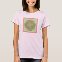 Camiseta Chinesa Cinza Verde e Rosa