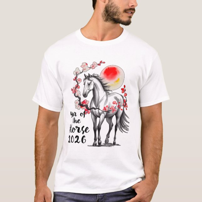 Camiseta Chinese Lunar New Year of the Horse   (Frente)
