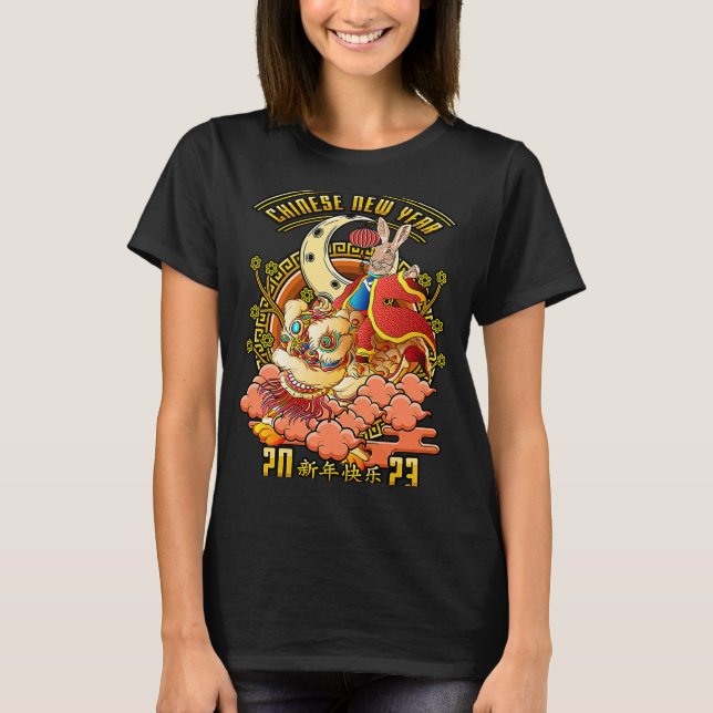 Camiseta Chinese New Rabbit Year Zodiac Chinese New Year 20 (Frente)