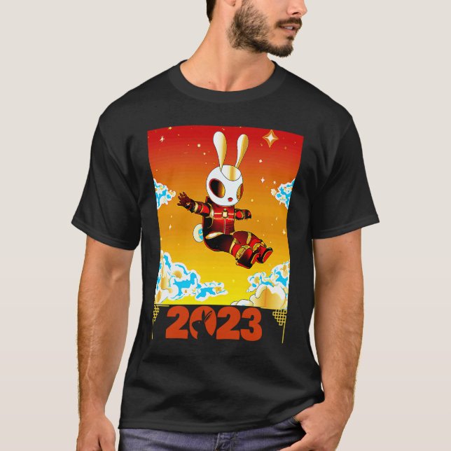 Camiseta Chinese New Year 2023 Year Of The Rabbit 2023 Wome (Frente)