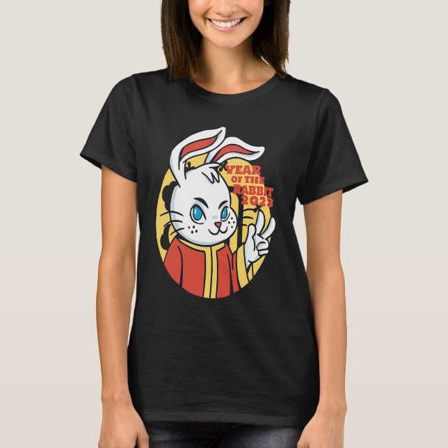 Camiseta CHINESE NEW YEAR 2023 Year Of The Rabbit Women Men (Frente)
