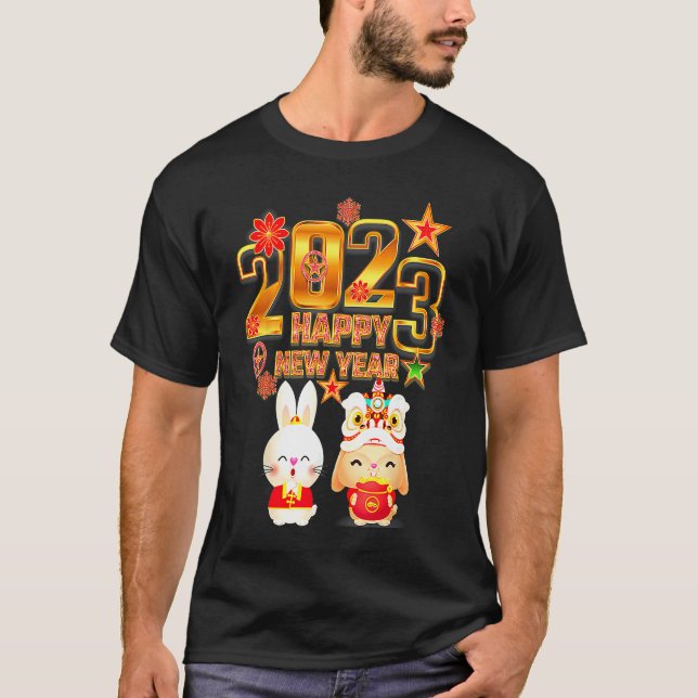 Camiseta CHINESE NEW YEAR 2023 Year Of The Rabbit Women Men (Frente)