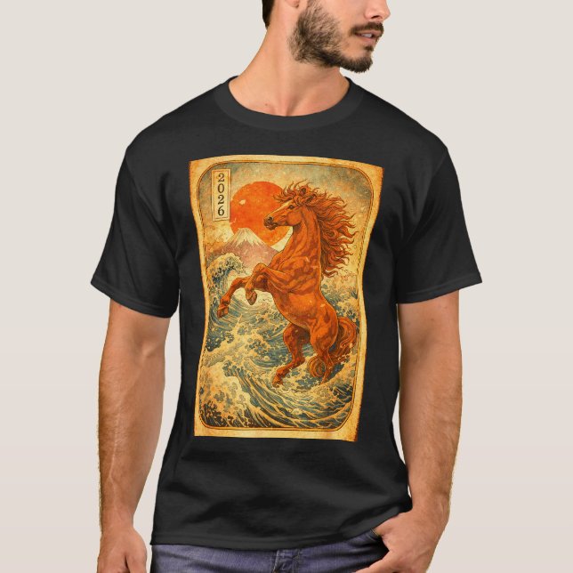 Camiseta Chinese New Year 2026 Of The Horse Lunar New Year  (Frente)
