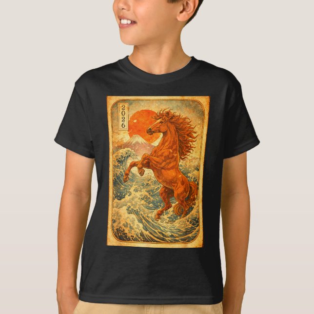 Camiseta Chinese New Year 2026 Of The Horse Lunar New Year  (Frente)