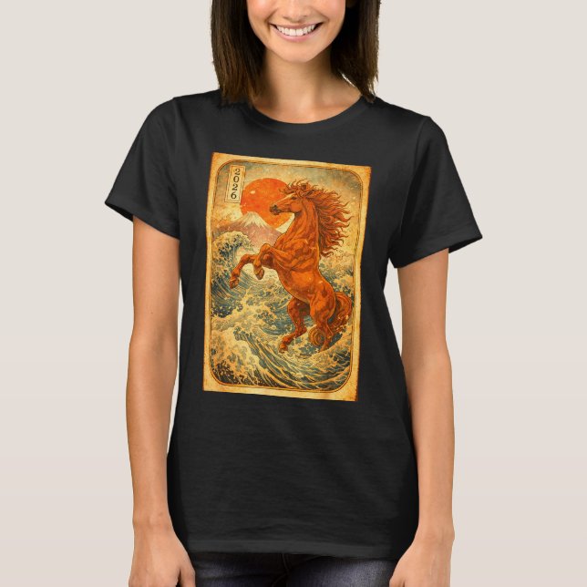 Camiseta Chinese New Year 2026 Of The Horse Lunar New Year  (Frente)