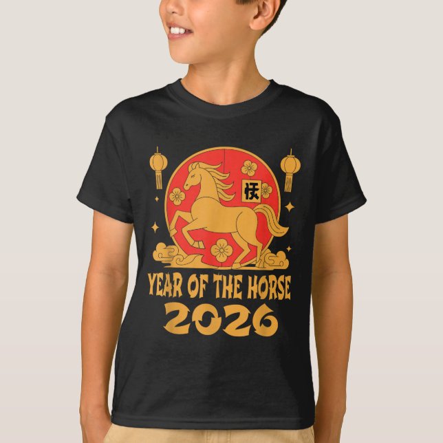 Camiseta Chinese New Year 2026 Year Of The Horse  (Frente)