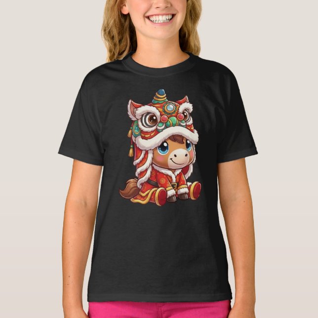 Camiseta Chinese New Year Horse 2026 Zodiac (Frente)