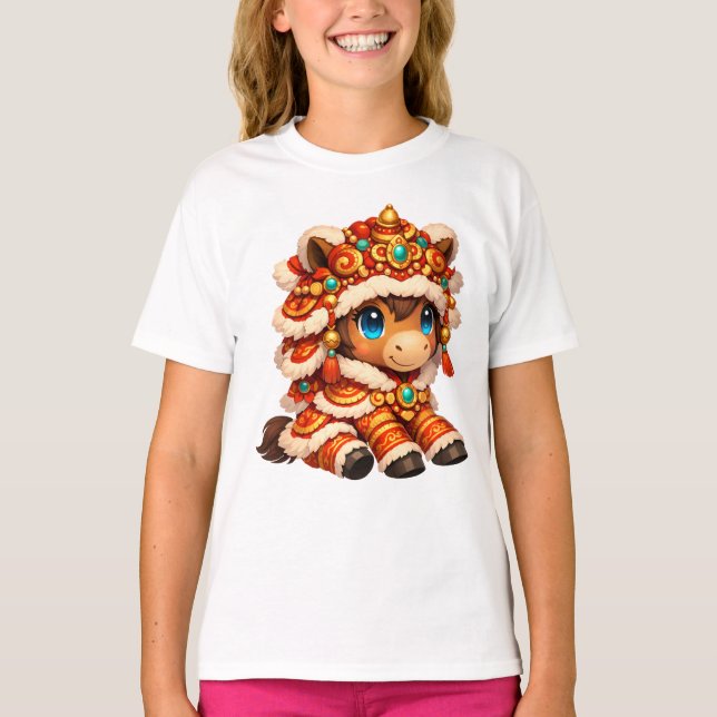 Camiseta Chinese New Year Horse 2026 Zodiac (Frente)
