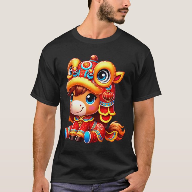 Camiseta Chinese New Year Of The Horse 2026 Lunar New Year  (Frente)