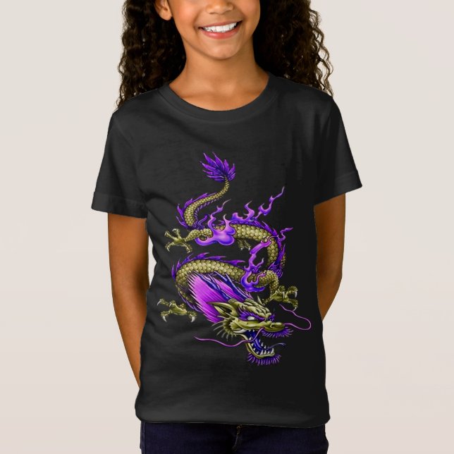 Camiseta Chinese Yellow Wise Dragon Mythical Creature  (Frente)