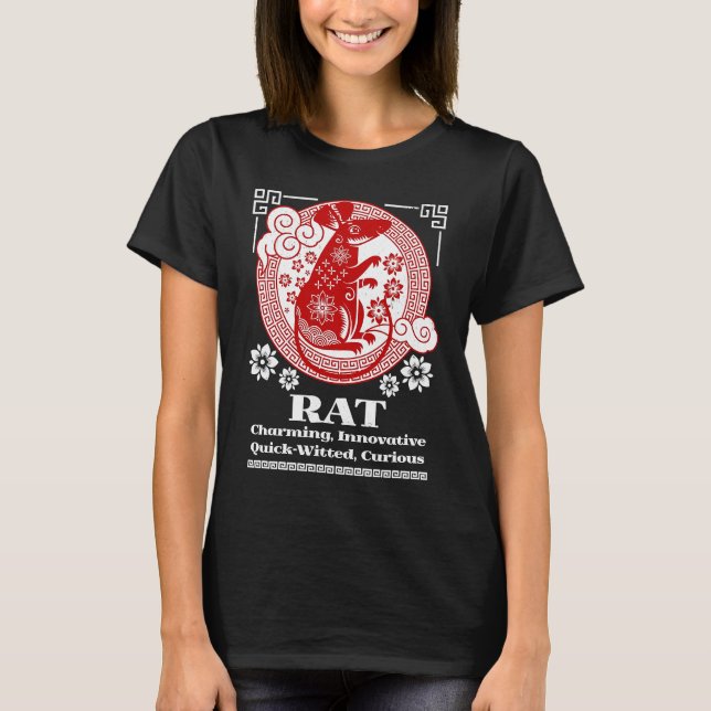 Camiseta Chinese Zodiac Rat Personality (Frente)