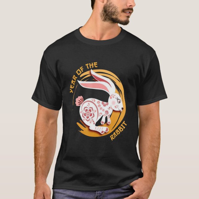 Camiseta Chinese Zodiac Year of the Rabbit Chinese New Year (Frente)