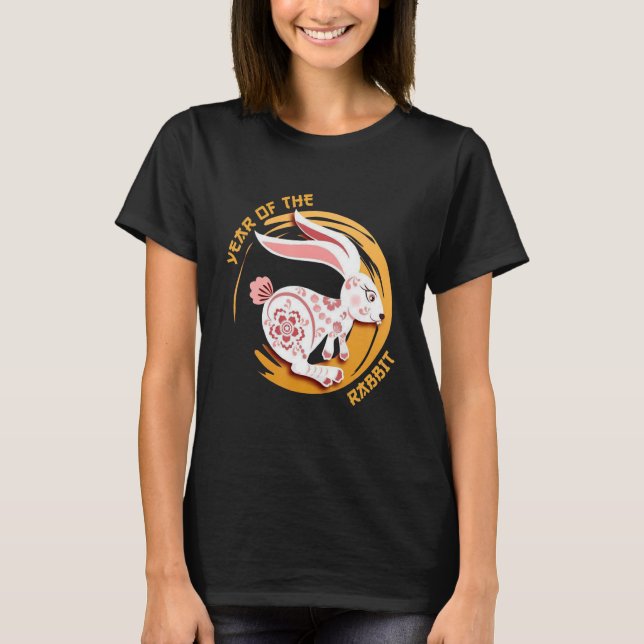 Camiseta Chinese Zodiac Year of the Rabbit Chinese New Year (Frente)