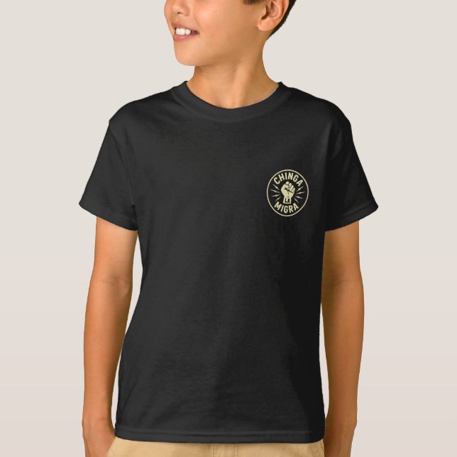 Camiseta Chinga La Migra - Anti Ice (Frente)