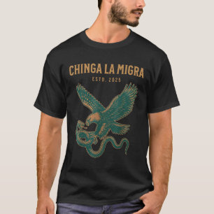Camiseta Chinga La Migra Pró Imigração Fascismo Direitos Hu