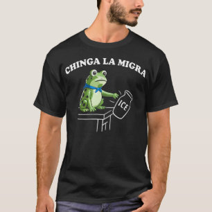 Camiseta Chinga La Migra Pró Imigração Fascismo Humano