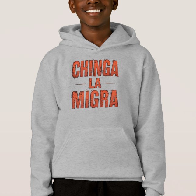 Camiseta Chinga La Migra – Protesto Ousado e Ativi (Frente)