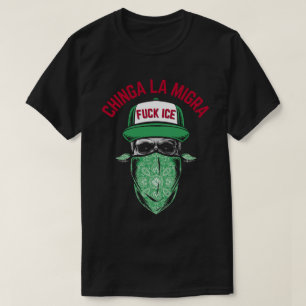 Camiseta Chinga La Migra Skull