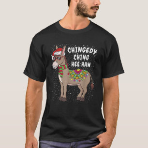 Camiseta Chingedy Ching Hee Haw Roupa Feliz Natal Divertido