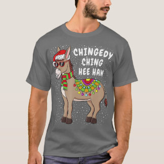 Camiseta Chingedy Ching Hee Haw Roupa Feliz Natal Divertido